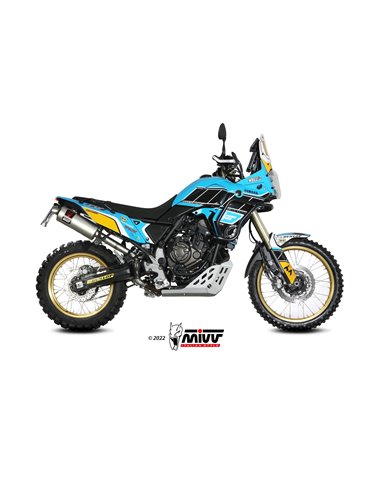 Mivv Slip-On Dakar St. Steel Yamaha Ténéré 700 2019-24