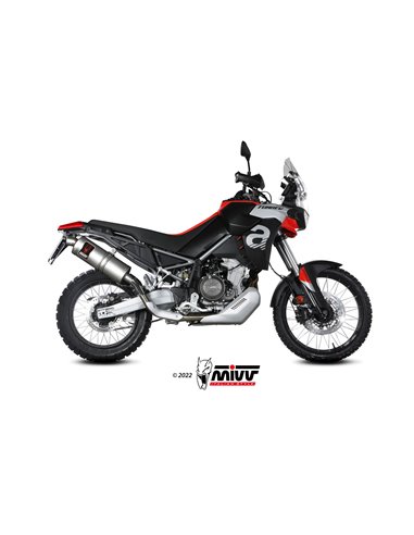 Mivv Slip-On Dakar St. Steel Aprilia Tuareg 660 2022-24