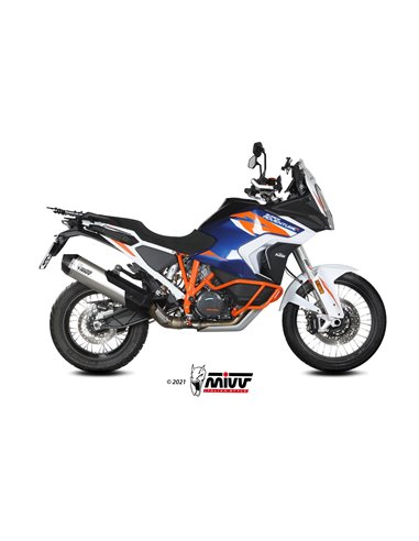 Mivv Slip-On Speed edge titanium KTM 1290 Super Adventure / R / S / T 2021-24