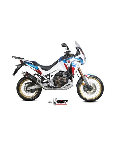 Mivv Slip-On Dakar black Honda CRF 1100 L Africa Twin 2020-24