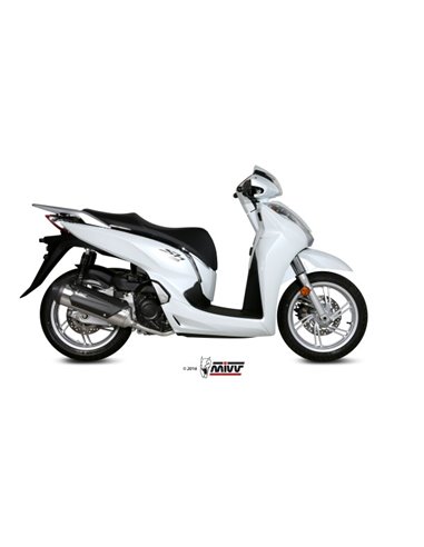 Mivv Full system 1x1 Urban St. Steel Honda SH 300 2015-16