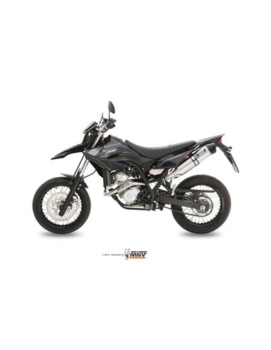 Mivv Slip-On Oval St. Steel Yamaha WR 125 R/X 2009-16