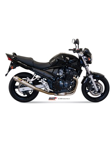 Mivv Slip-On X-Cone St. Steel Suzuki GSF 650 Bandit 2005-06