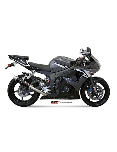 Mivv Slip-On GP black Yamaha YZF 600 R6 2003-05