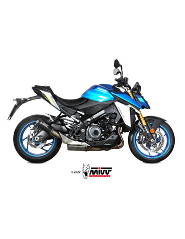 Mivv Slip-On Mk3 carbono Suzuki GSX-S 950 / 1000 2021-24