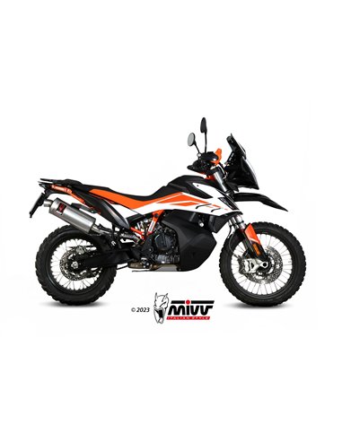 Mivv Slip-On Dakar St. Steel KTM 790 Adventure / R 2019-20 / 890 Adventure / R 2020-23