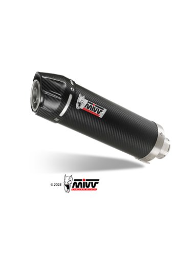 Mivv Slip-On GP carbon con tapa carbono Suzuki GSX-R 1000 2005-06