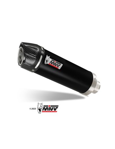 Mivv Slip-On GP black con tapa carbono Suzuki GSX-R 1000 2005-06