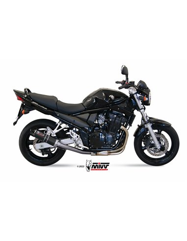 Mivv Slip-On GP carbon con tapa carbono Suzuki GSF 650 Bandit 2005-06