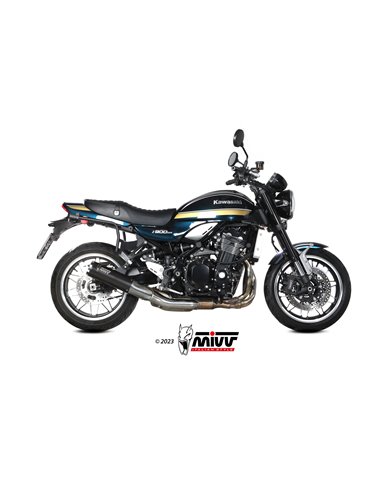 MIVV SLIP-ON HR-1 BLACK KAWASAKI Z900 RS 2018-24