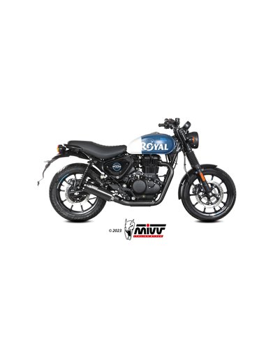 MIVV SLIP-ON HR-1 BLACK ROYAL ENFIELD HNTR 350 2022-24