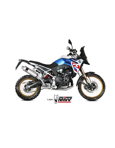 Mivv Slip-On Dakar St. Steel BMW F 900 GS 2024