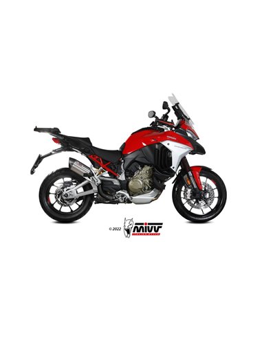 Mivv Slip-On Suono Titanio DUCATI MULTISTRADA V4 1100 / S 2021-24