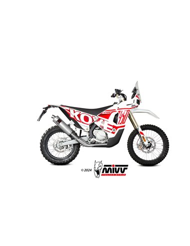 Mivv Slip-On Dakar St. Steel KOVE 450 RALLY 2022-24