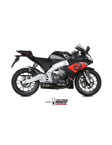 Mivv Slip-On Delta Race black Aprilia RS 125 (4 stroke) 2017-20