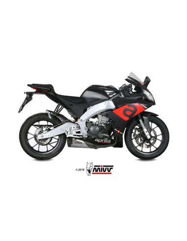 Mivv Slip-On Delta Race St. Steel Aprilia RS 125 (4 stroke) 2017-20