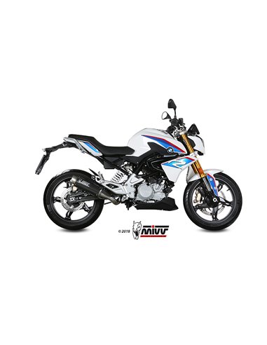 Mivv Full system 1x1 GP Pro carbono BMW G 310 R 2018-24