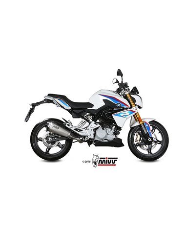 Mivv Full system 1x1 Delta Race St. Steel BMW G 310 R 2018-24