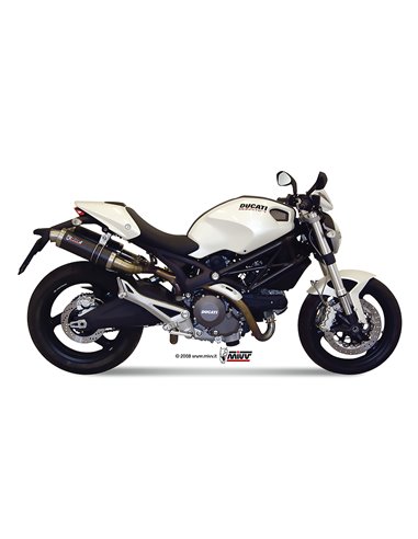 Mivv 2 Slip-On GP carbon Ducati Monster 696 2008-14