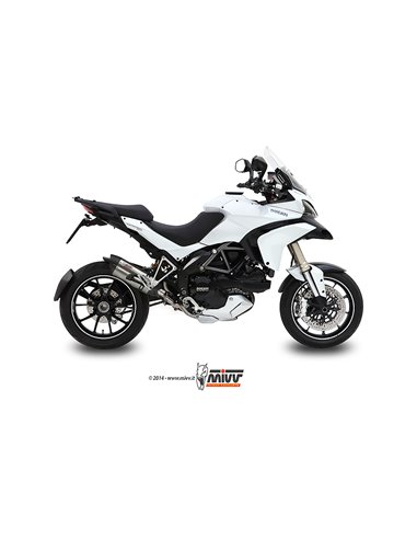 Mivv Slip-On Suono St. Steel con tapa carbono Ducati Multistrada 1200 2010-14