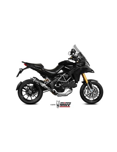 Mivv Slip-On Delta Race black Ducati Multistrada 1200 2010-14