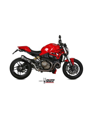 Mivv Slip-On Delta Race black Ducati Monster 1200 / S 2014-16