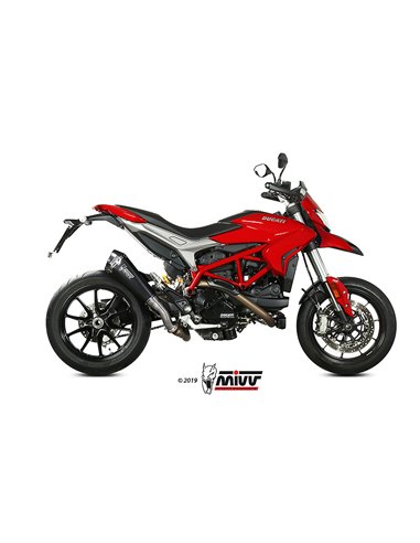 Mivv Slip-On Delta Race black Ducati Hypermotard 939 2016-18