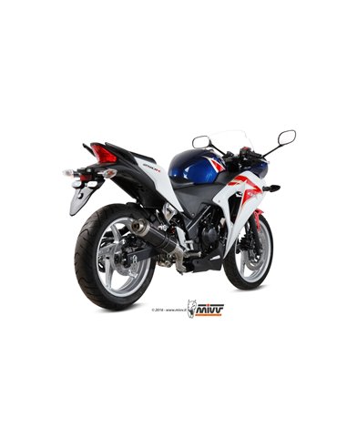 Mivv Slip-On GP black Honda CBR 250 R 2011-14