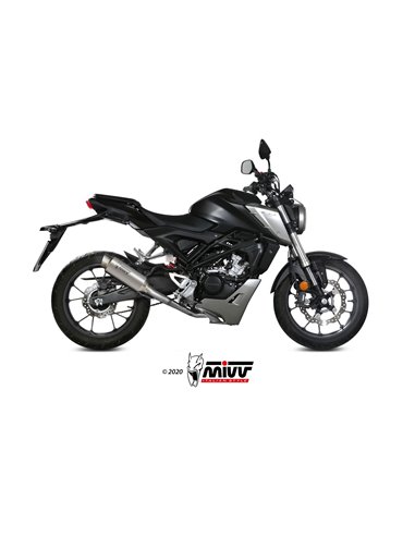 Mivv Full system 1x1 GP Pro titan Honda CB 125 R 2018-20