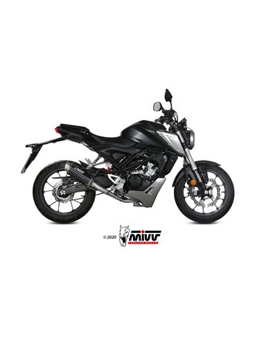 Mivv Full system 1x1 GP Pro black Honda CB 125 R 2018-20