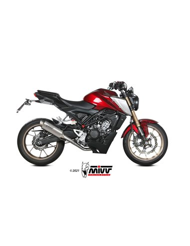 Mivv Full system 1x1 GP Pro titan Honda CB 125 R 2021-24