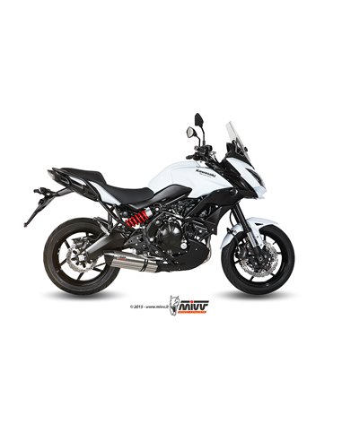 Mivv Full system 2x1 Suono St. Steel con tapa carbono Kawasaki Versys 650 2015-22