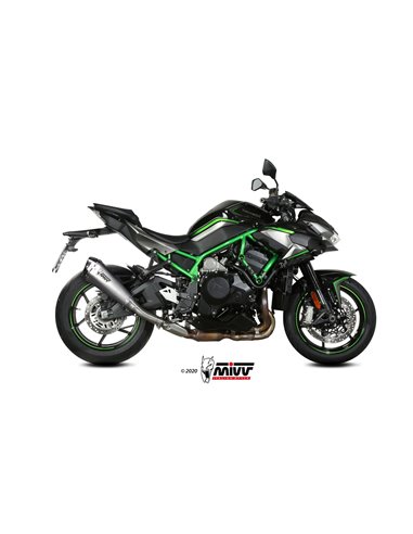 Mivv Slip-On Delta Race St. Steel Kawasaki Z H2 / SE 2020-24