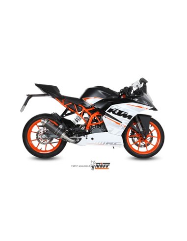 Mivv Full system 1x1 GP carbon KTM RC 390 2014-16