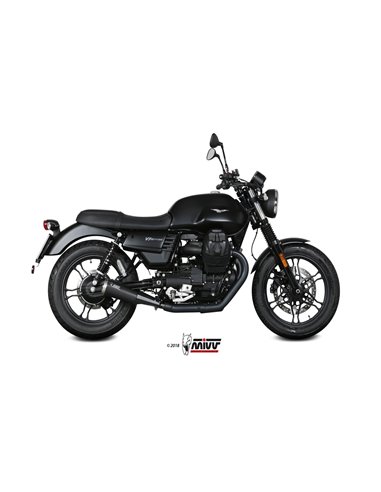 Mivv 2 Slip-On Ghibli black Moto Guzzi V7 III 2017-22