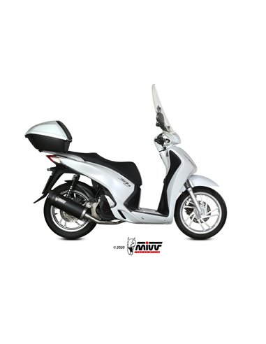 Mivv Full system 1x1 Mover black Honda SH 125 2013-16 / SH 150 2013-16