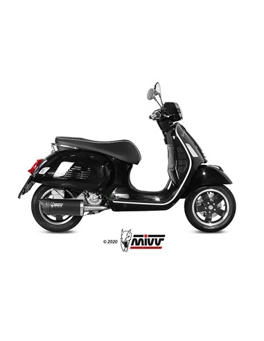 Mivv Slip-On Mover black Piaggio Vespa GTS 300 2008-20