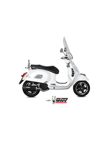 Mivv Full system 1x1 Mover black Piaggio Vespa GTS 125 2017-18