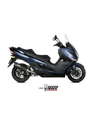 Mivv Slip-On Mover black Suzuki Burgman 400 2017-20