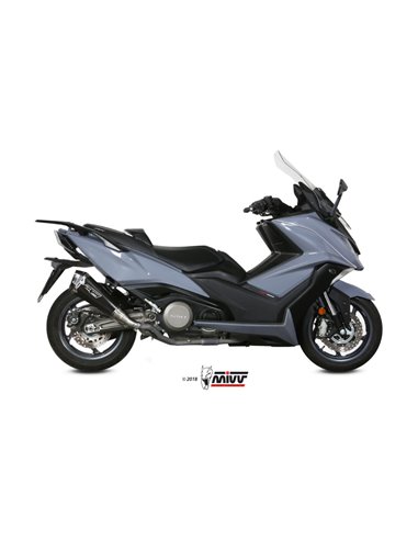 Mivv Slip-On Delta Race St. Steel Kymco AK550 2017-20