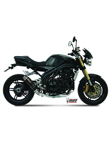 Mivv Slip-On GP carbon Triumph Speed Triple 2005-06