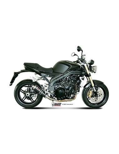 Mivv Slip-On GP carbon Triumph Speed Triple 2007-10