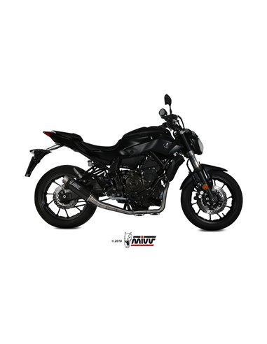 Mivv Full system 2x1 GP Pro carbono Yamaha MT-07 / FZ-07 2014-20