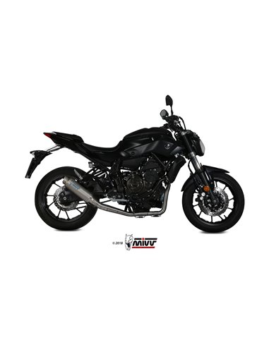 Mivv Full system 2x1 GP Pro titan Yamaha MT-07 / FZ-07 2014-20