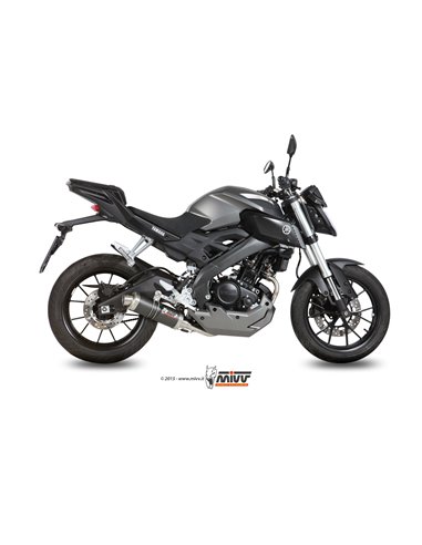 Mivv Full system 1x1 GP carbon Yamaha MT-125 2015-19 / YZF R125 2014-18