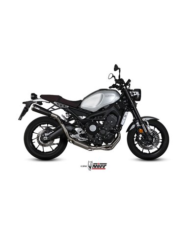 Mivv Full system 3x1 Ghibli black Yamaha XSR 900 2016-22