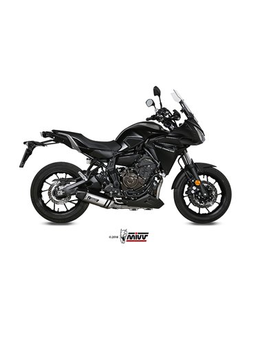 Mivv Full system 2x1 Speed edge St. Steel con tapa carbono Yamaha Tracer 700 / GT / Tracer 7 16-23