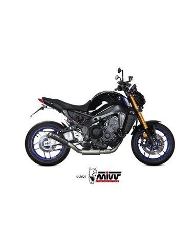 Mivv Full system 3x1 X-M1 black Yamaha MT-09 / SP / FZ-09 2021-23