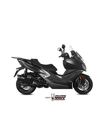 Mivv Slip-On Mover black Kymco Xciting 400i S 2019-20