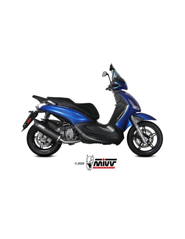 Mivv Full system 1x1 Mover black Piaggio Beverly 350 2017-20